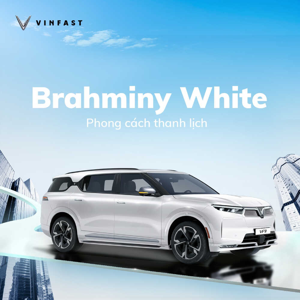 VinFast VF9 màu trắng